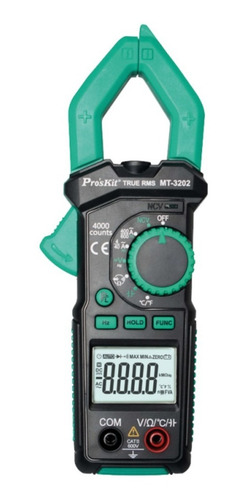 Pinza Amperometrica Proskit Mt-3202 Capacimetro True Rms
