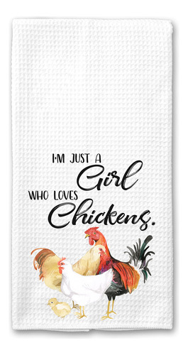 Solo Soy Una Chica Que Ama Pollo Divertido Granja Cocina