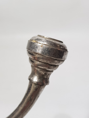 Imagen 7 de 8 de Antigua Percha De Baño Inglesa Bronce Niquelado Mag 59227
