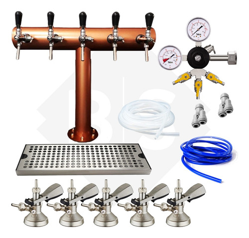Kit Para 5 Líneas Cerveza Artesanal Completo Sin Tubo