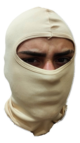 Balaclava Touca Ninja Polícia Moto Airsoft Paintball + Cores Cor Tan