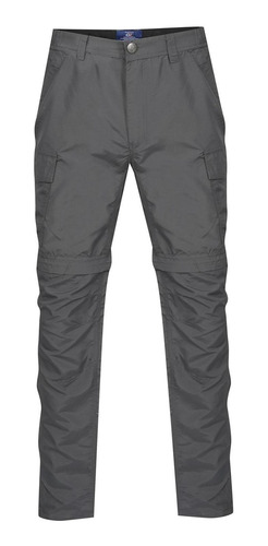 Pantalon Trekking Hombre Stone Gris