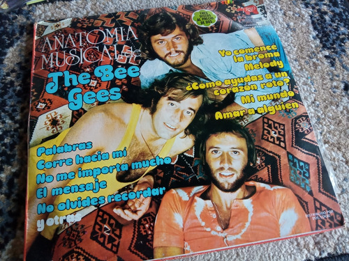 The Bee Gees Lp Anatomía Musical Tres Discos 