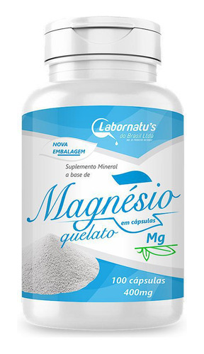 La - Magnesio Quelato 500mg 100 Capsulas