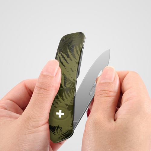 Swiza Follaje Verde C01 Multiherramienta, Cuchillo Plegable