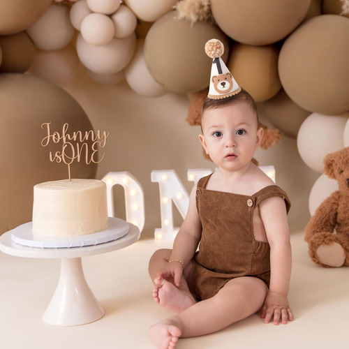 Decoración Para Fiesta De Cumpleaños Vavayao Bear 1st Con Os