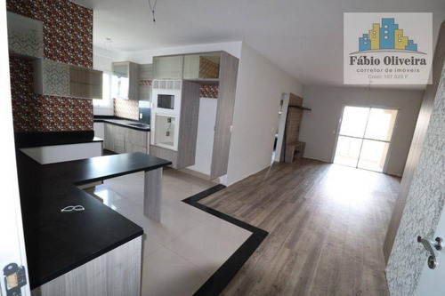Imagem 1 de 30 de Apartamento Club View,com 3 Dormitórios À Venda, 90 M² Por R$ 650.000 - Vila América - Santo André/sp - Ap1739