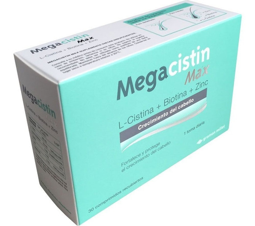 Imagen 1 de 3 de Megacistin Max X 30 - Caida Del Cabello - Farmacia Alberdi