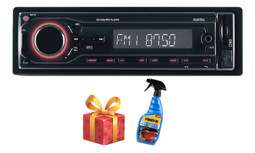 Radio Auto Rothmann Ru0702 Am Fm Usb Sd Bluetooth