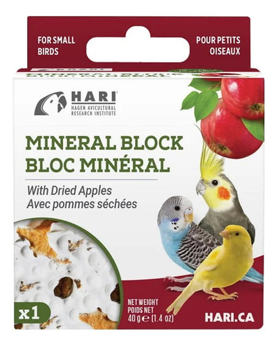 Hari Bloque Calcio Minerales Vitaminas Limar Pico De Pajaros