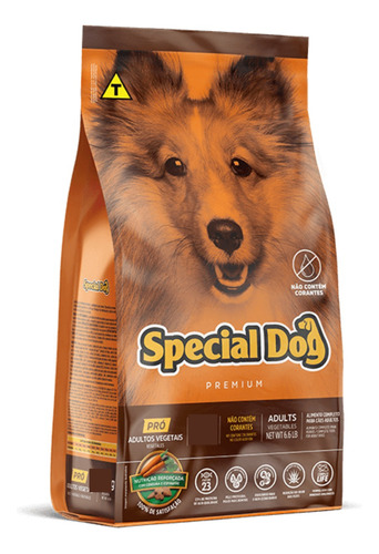 Special Dog Pró Ração Para Cães Adultos Vegetais 15kg