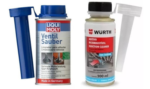 Injection Cleaner 200ml Wurth + Liqui Moly Valve Clean