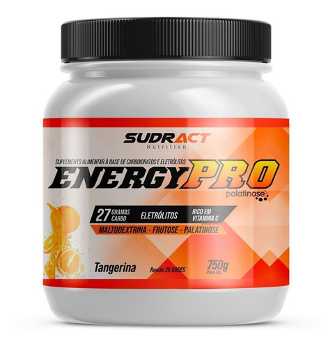 Pote Energy Pro 750g Tangerina Sudract Nutrition Palatinose