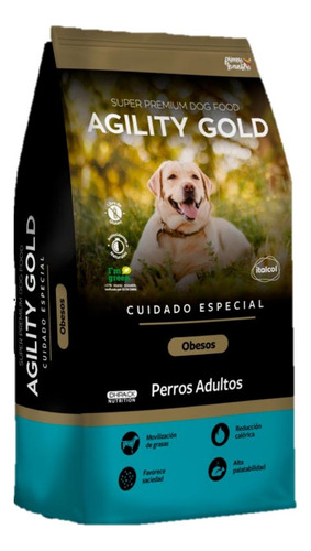 Agility Gold Obesos Perros Adultos | Comida Perros X 1.5 Kg