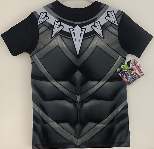 Playera Super Héroes Manga Corta Fresca Moda Licencias Niño