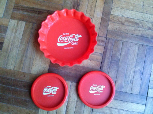 Coleccionable Coca Cola,2 Posavasos,1 Posabotella