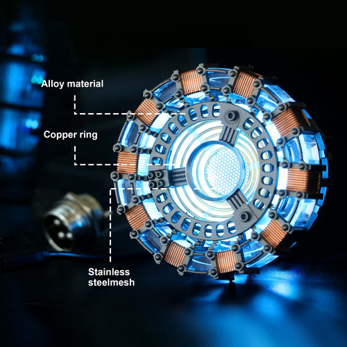 Iron Man Arc Reactor 11 Led Usb Con Display Mmg