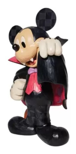 Vampiro Mickey Mouse Decoración De Halloween Disney. Color Negro-morado