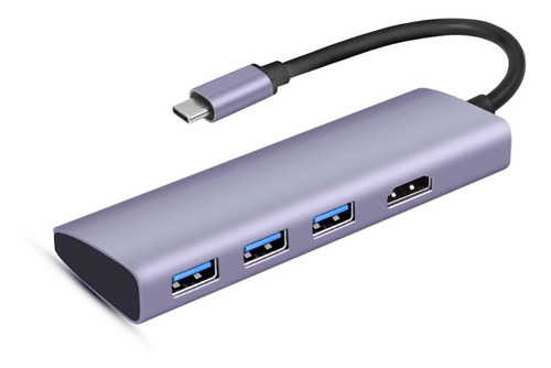 Hub Usb  C, 5 En 1, Soporte Para Mac / Windows