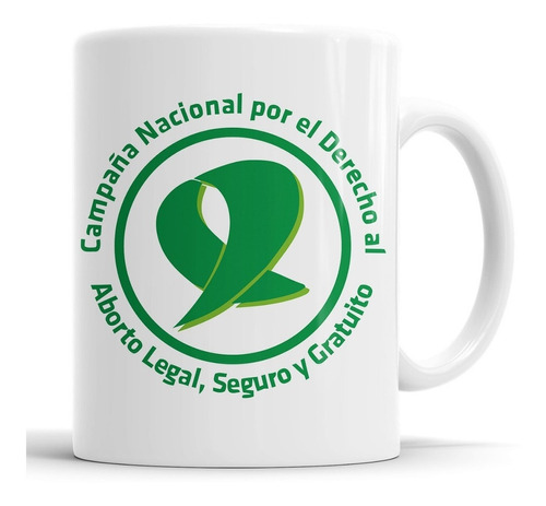 Taza Aborto Legal - Campaña Nacional - Cerámica Importada