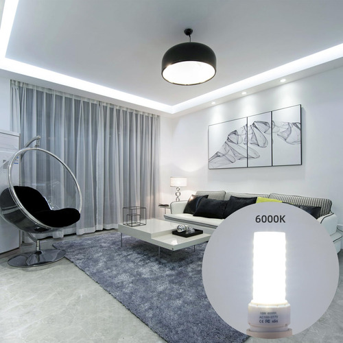 Lidesheng Gx23-2 Bulbe Led De Led Enchufe Y Juego, 6000k Pl