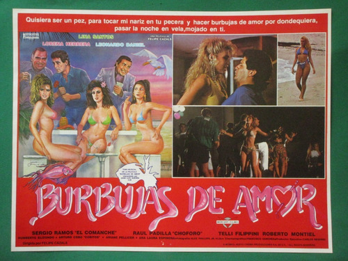 Lorena Herrera Burbujas De Amor Lina Santos Cartel De Cine 5