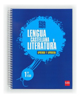 Cuaderno Aprende Y Aprueba 1ºeso. Lengua Vv.aa Sm (cesma)