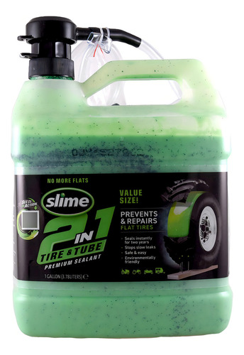 Sellador Para Llantas 2 En 1 Slime 1 Galon Con / Sin Camara