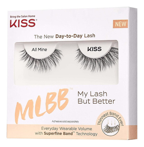 Kiss Mlbb My Lash But Better - Pestañas Postizas De Volumen