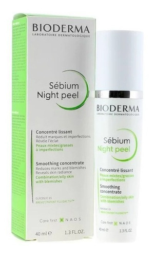 Bioderma Sebium Night Peel 40 ml Tipo de pele oleosa