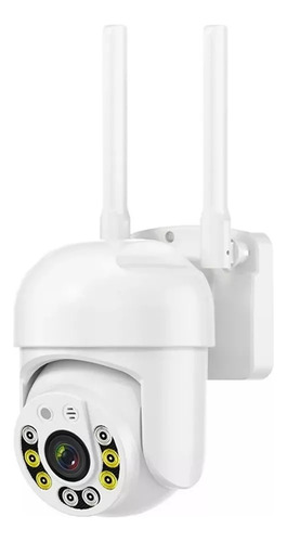 Cámara Externa 5g 1080 Wifi Ip A Prueba De Agua Infrarroja Color Blanco