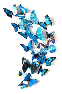 5 Paquetes Mariposas Decoración Pared Fluorescente