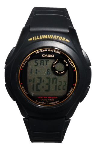 Reloj Casio F200w-9a Para Hombre Deportivo Digital Correa