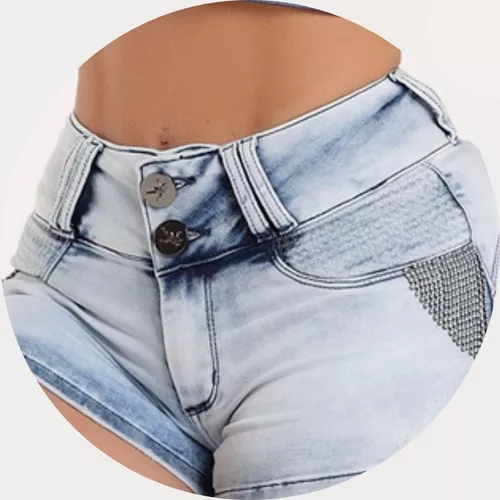 Short Levanta Bumbum Rhero Jeans Original Ref 56549