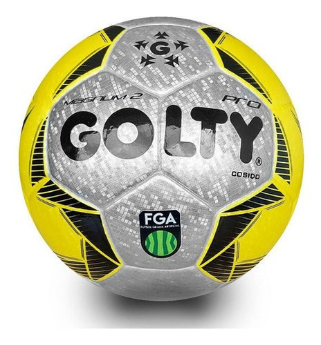 Balón De Fútbol Fga Golty Professional Magnum Ii-amarillo Color Amarillo