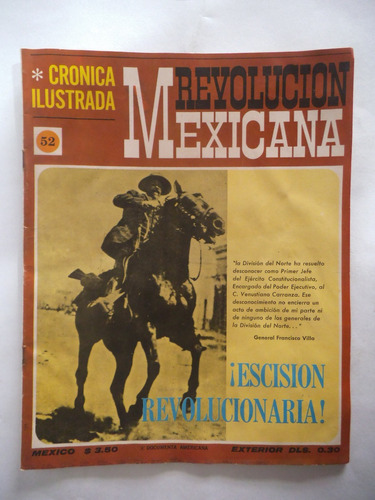 Cronica Ilustrada 52 Revolucion Mexicana Con Poster Publex