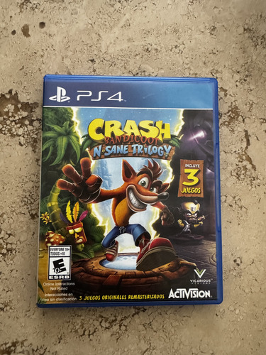 Crash Bandicoot N Sane Trilogy Ps4 Físico (Usado)