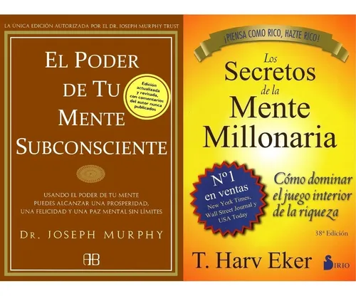 comprar 2 Libros - Poder De Tu Mente Subconsciente + Mente Millonari
