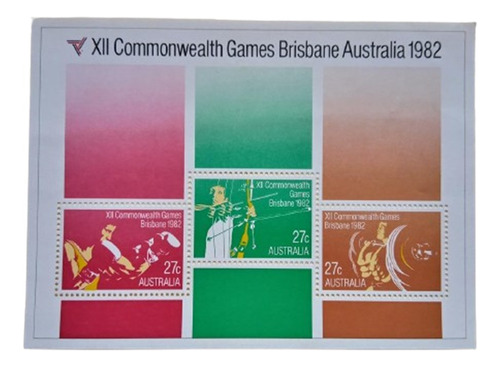 Selos Austrália - Bloco Commonwealth Games - 1982