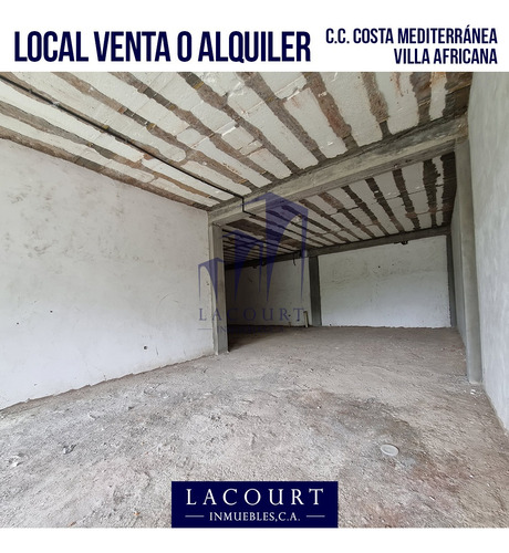 En Venta O Alquiler. Amplio Local En Obra Gris Ubicado En Planta Alta Del C.c. Costa Mediterránea - Urb. Villa Africana #vl