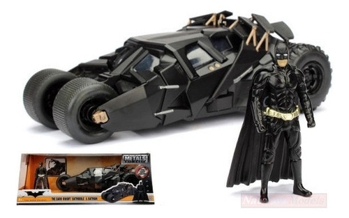 Vehiculo Batman, Batimovil Metalico + Figura Batman