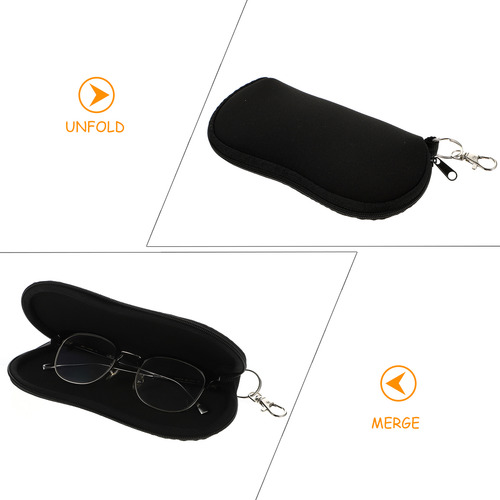 1 Pieza Para Guardar Anteojos, Bolsa Con Cierre, Gafas De So