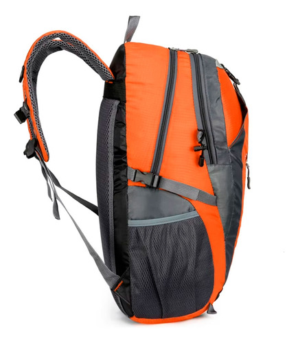 Mochila Attack 35l Hong Jing - Keep Walking Cor Laranja
