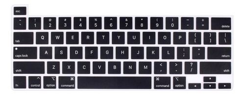 Protector De Teclado Negro Para Macbook Pro Retina