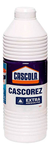 Pegamento líquido Cascola Cascola Cascola Cascorez Extra es un pegamento con alta fuerza de adhesión y fácil de aplicar. - Blanco