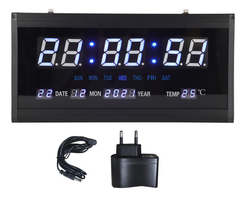 Reloj De Pared Led Digital Con Calendario Perpetuo Para CoLG