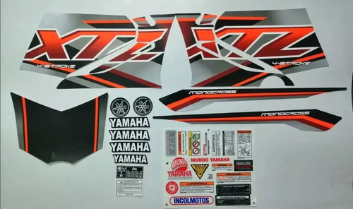 Kit Completo De Calcomanías Xtz 125 2018