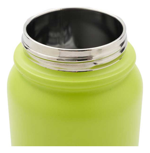 Botella Deportiva Termica Acero Inoxidable Hydra Go 1200ml Color Verde Lima