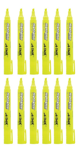 12 Marcatextos A-ink Resaltador Punta Cincel Color A Elegir