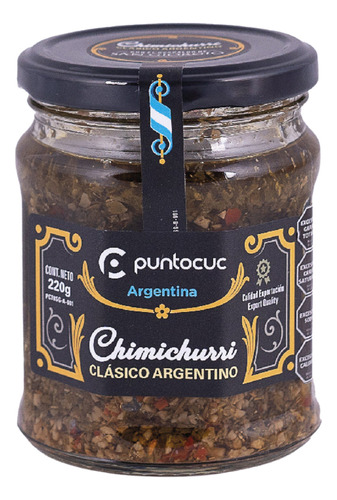 Puntocuc Chimichurri Gourmet Clasico Argentino 220g